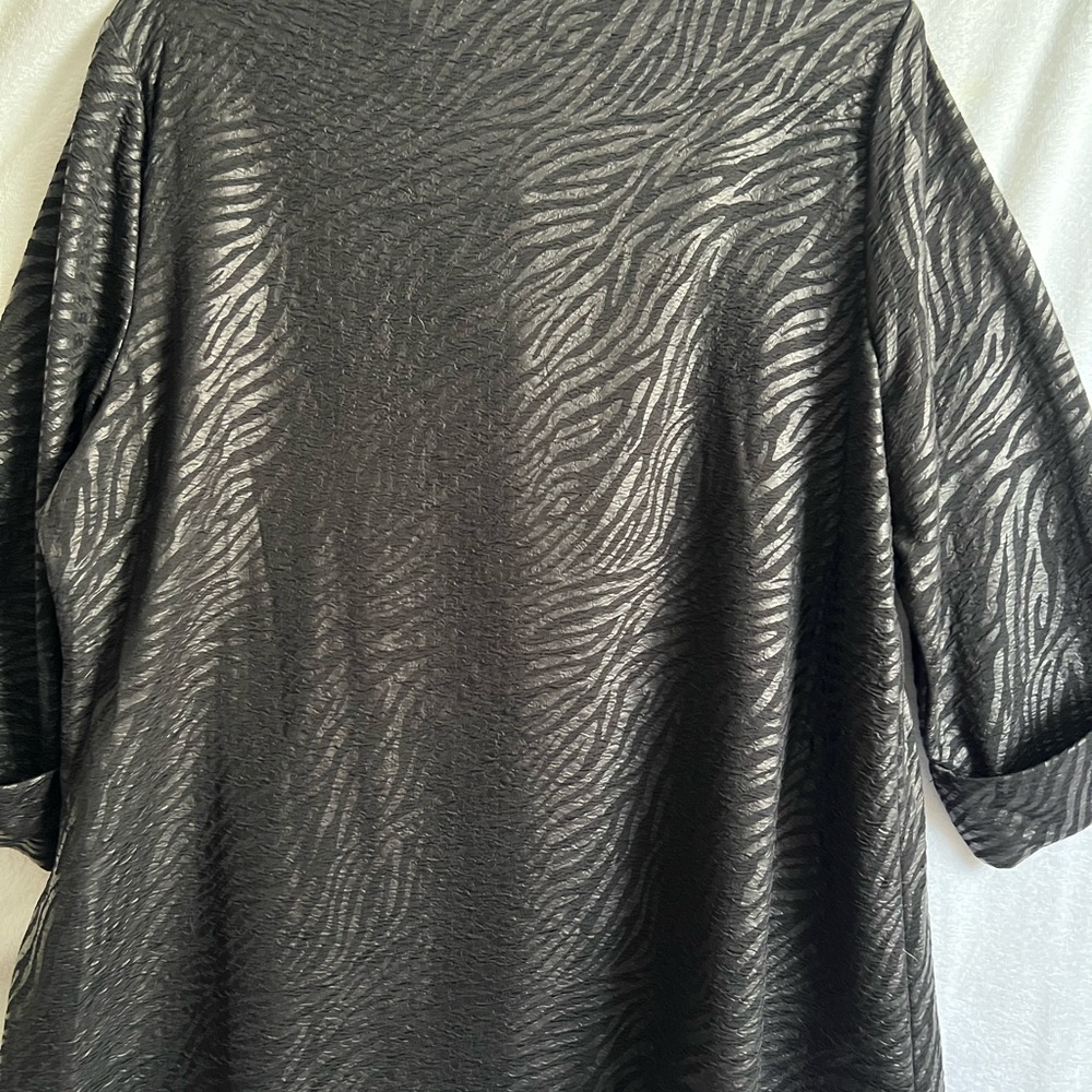 Black patterned jacket - Picture 3 of 5